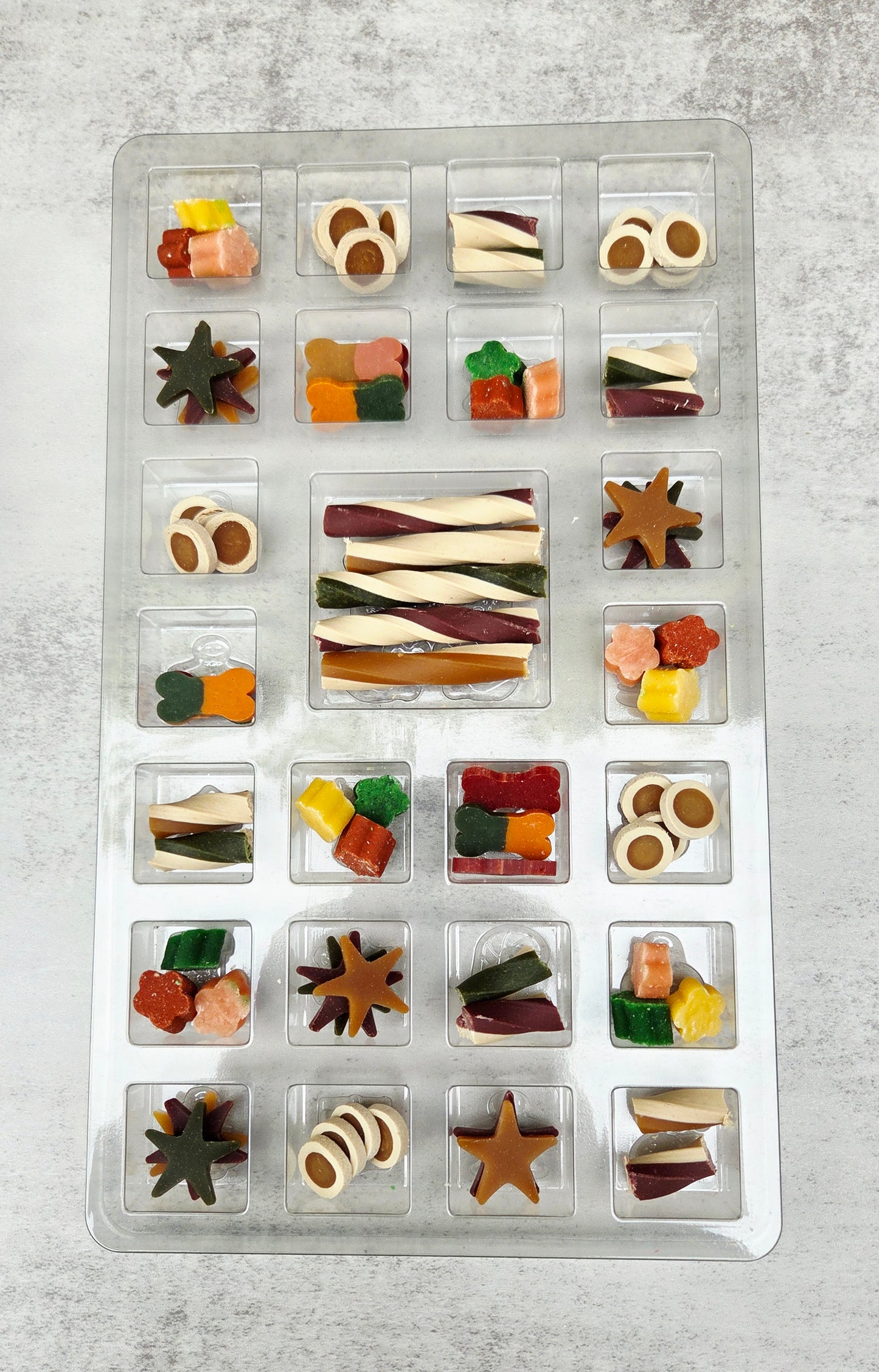 Christmas Gingerbread Dog Treat Advent Calendar