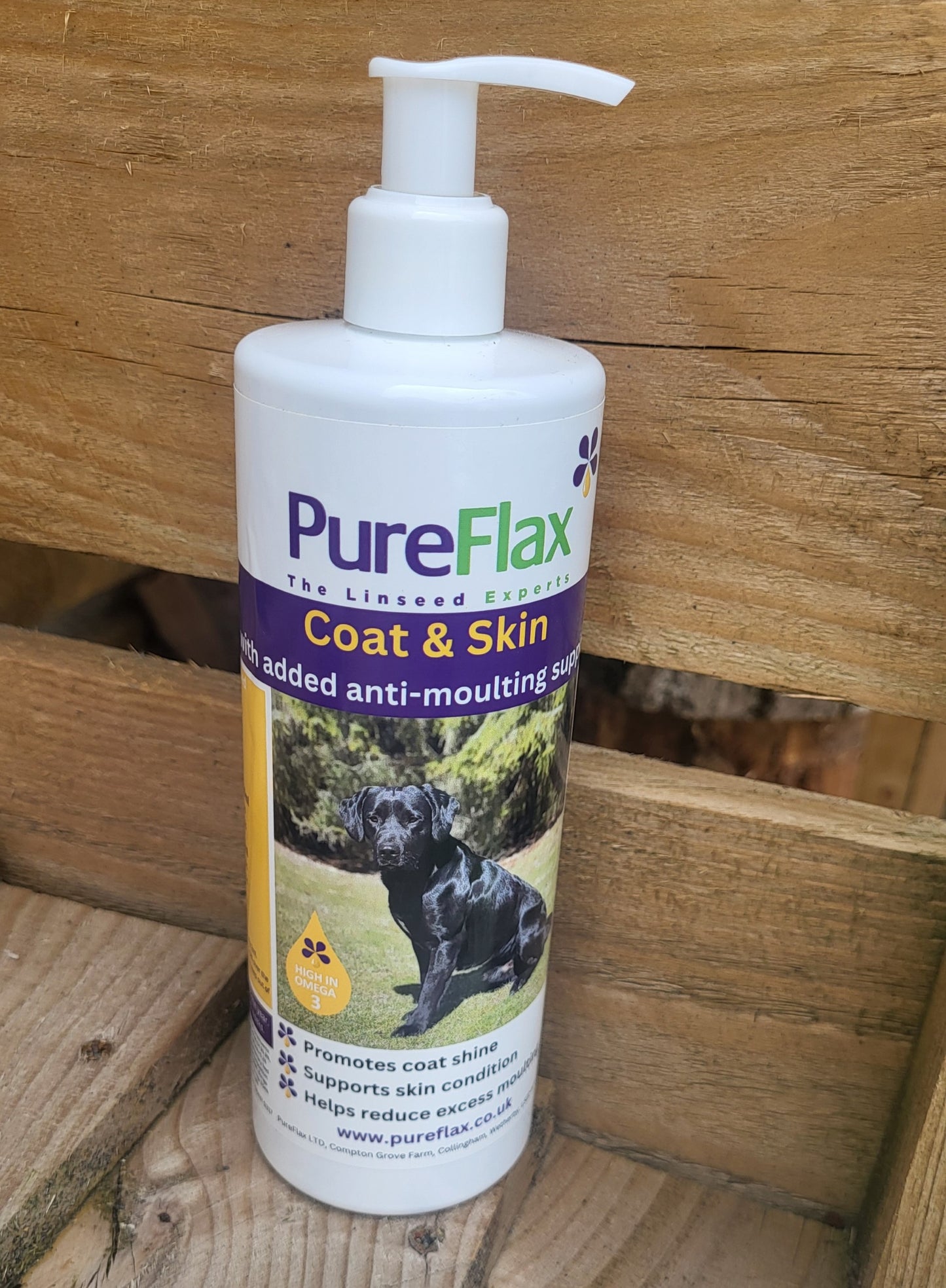 PureFlax Coat & Skin with added anti-moulting support – 500ml