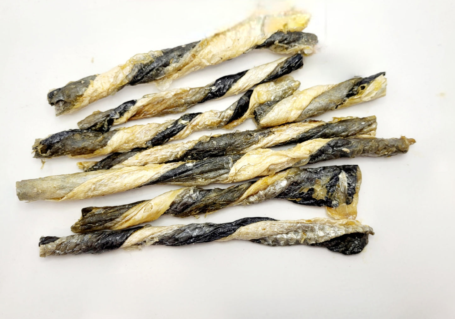 Salmon Skin Twists
