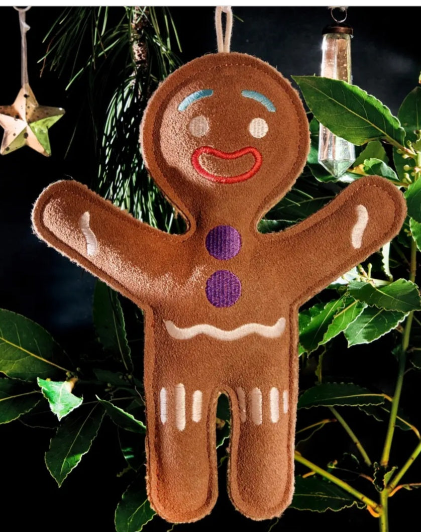 Jean Genie the Gingerbread Person, Eco Dog Toy
