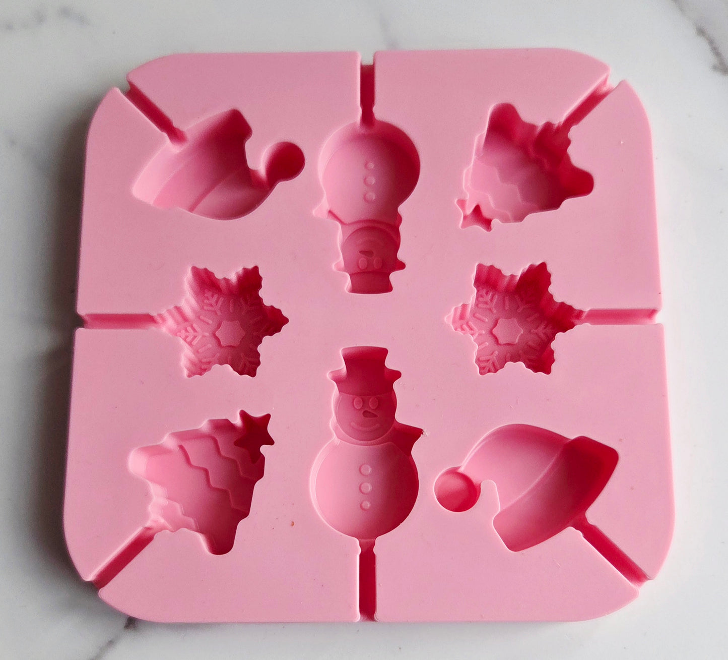 Silicone Dog Christmas Lolly Mold