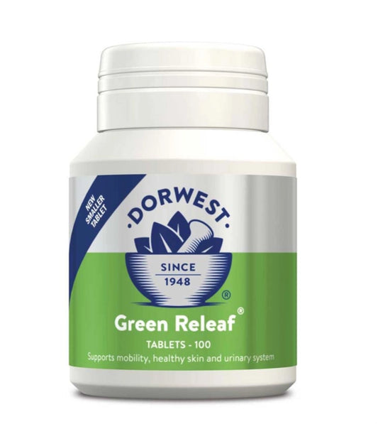 Green Releaf Tablets For Dogs And Cats – 100 Tablets