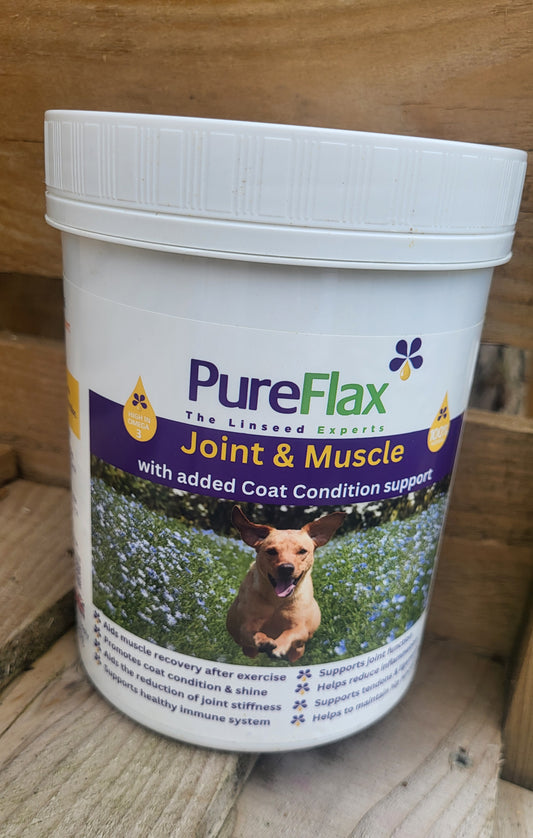 PureFlax Joint & Muscle with added coat condition – 620g