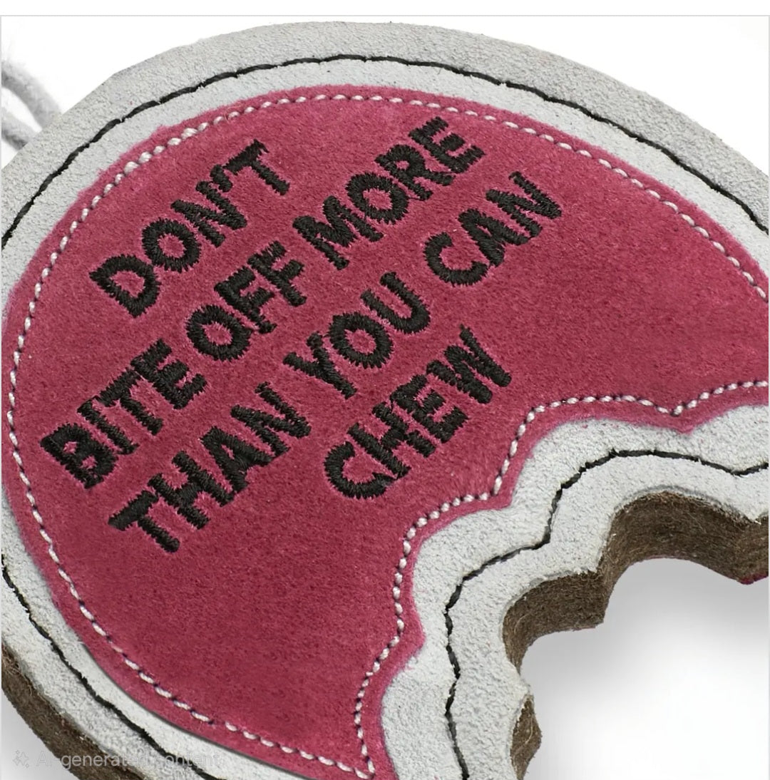 Don't Bite Off More Than You Can Chew, Eco Dog Toy