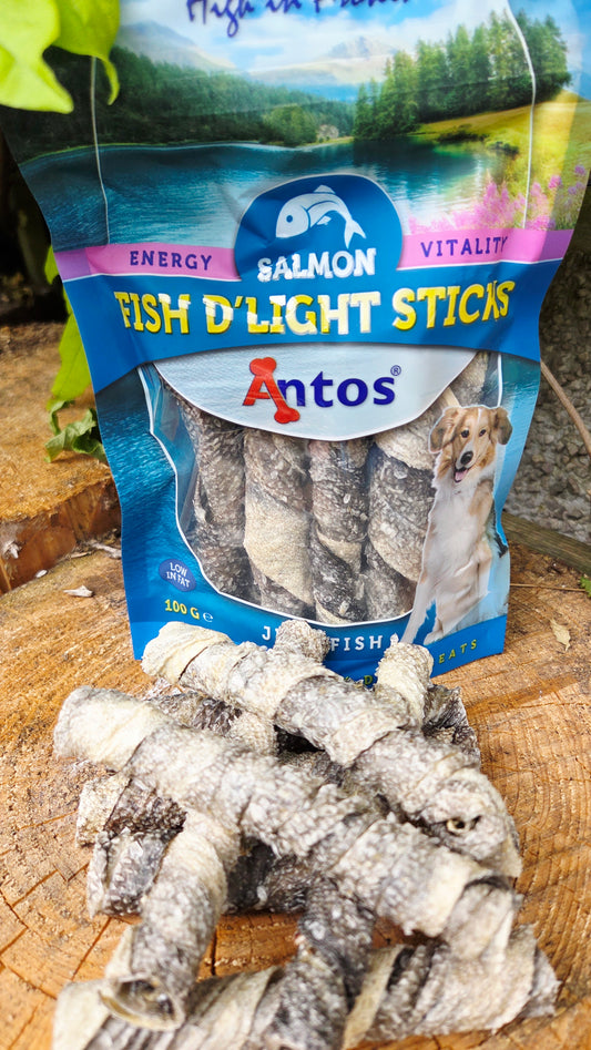 Fish D’Light Salmon Sticks - 100g