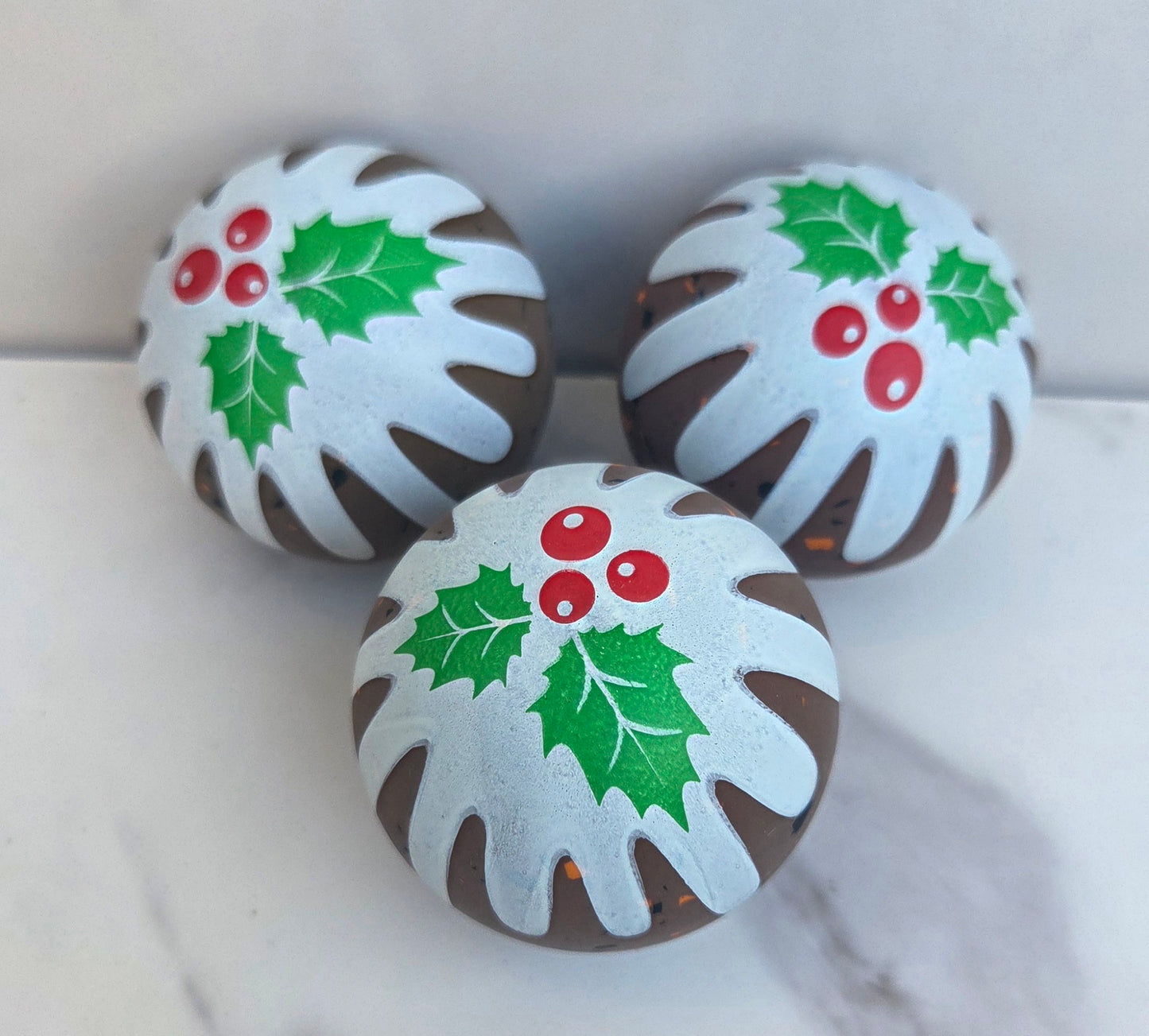 Christmas Pudding Bouncy Balls