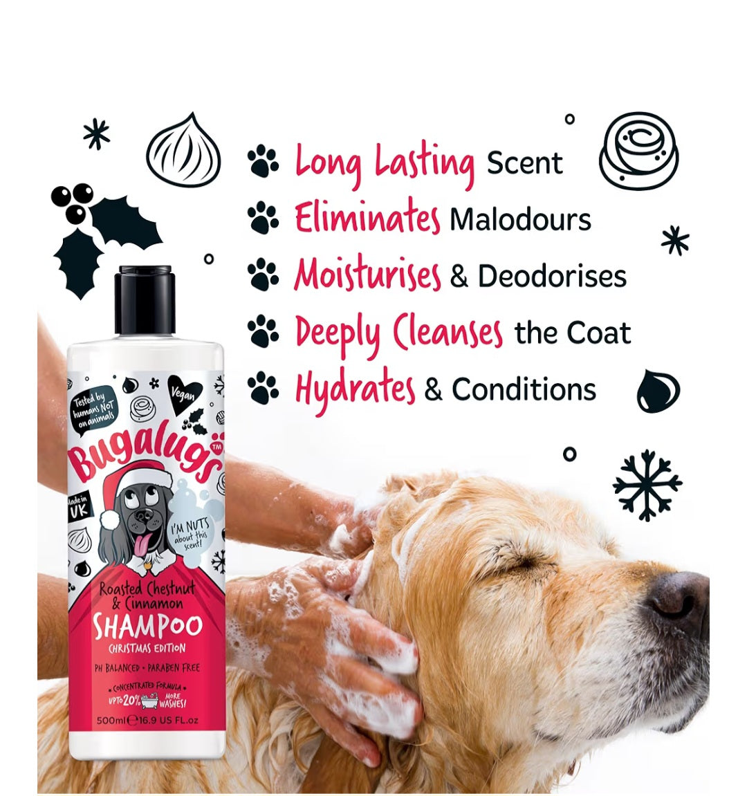 Bugalugs Roasted Chestnut & Cinnamon Shampoo 500ml