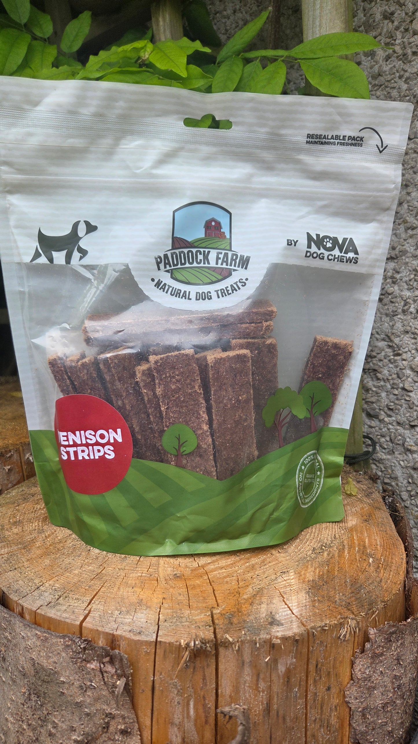Nova Dog Chews 100% Venison Strips - 500g